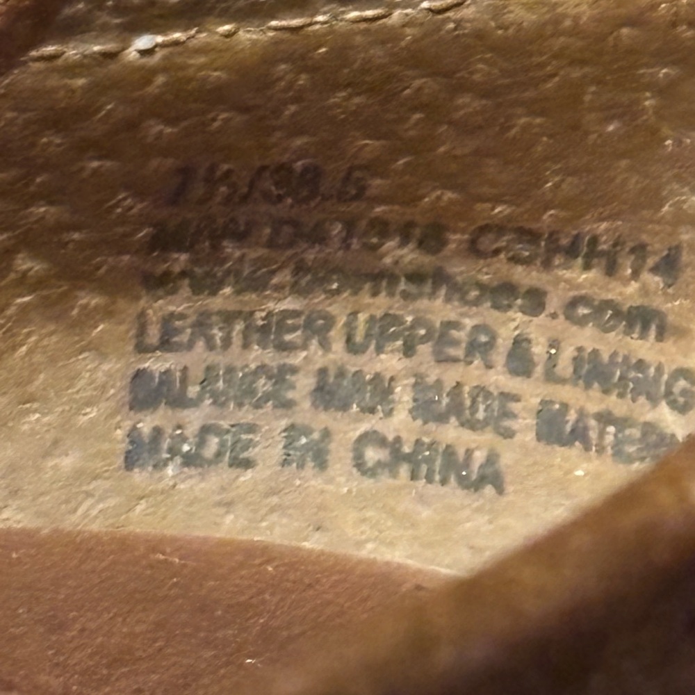 Born Lissette Brown Leather Flats with Kiltie Fringe Size 7.5 - Picture 10 of 10